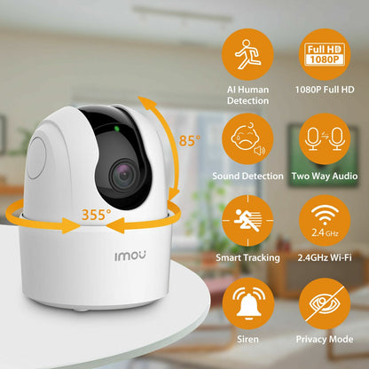 IMOU Wifi Camera 3MP | كاميرا واي فاي بدون أسلاك